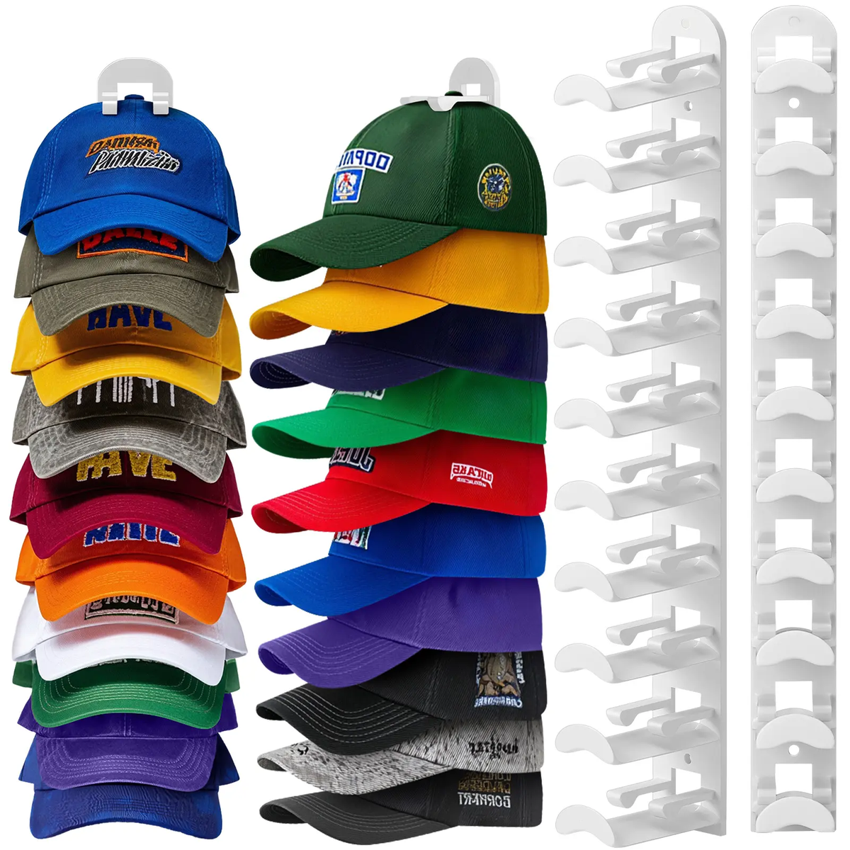 š§¢Wall-mounted hat rack ā each rack can hold 10 hats