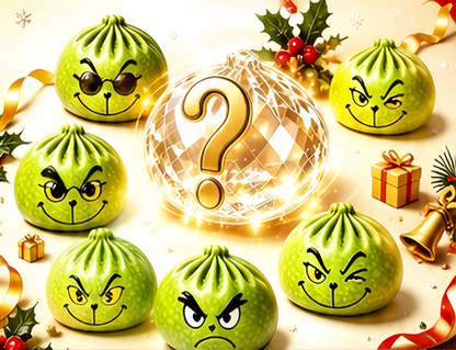 Christmas-themed green monster squeeze-and-play gift box 🎉50%OFF