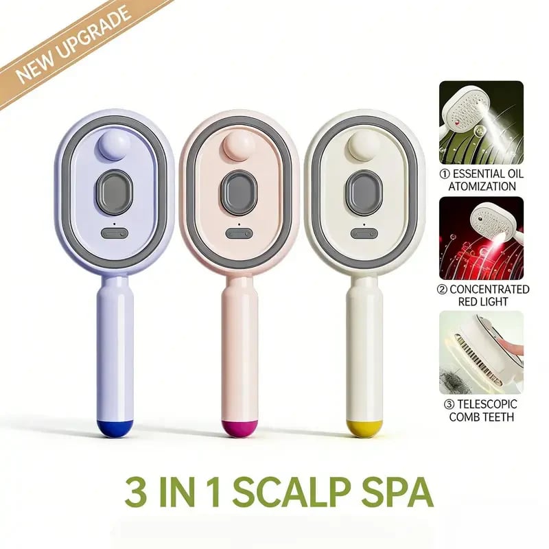 🏆Flash Sale⚡ 50K-Electric Spray Air Cushion Massage Comb