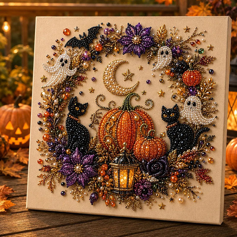 Halloween Self-Adhesive Pearl Art Buy more save more last day!
