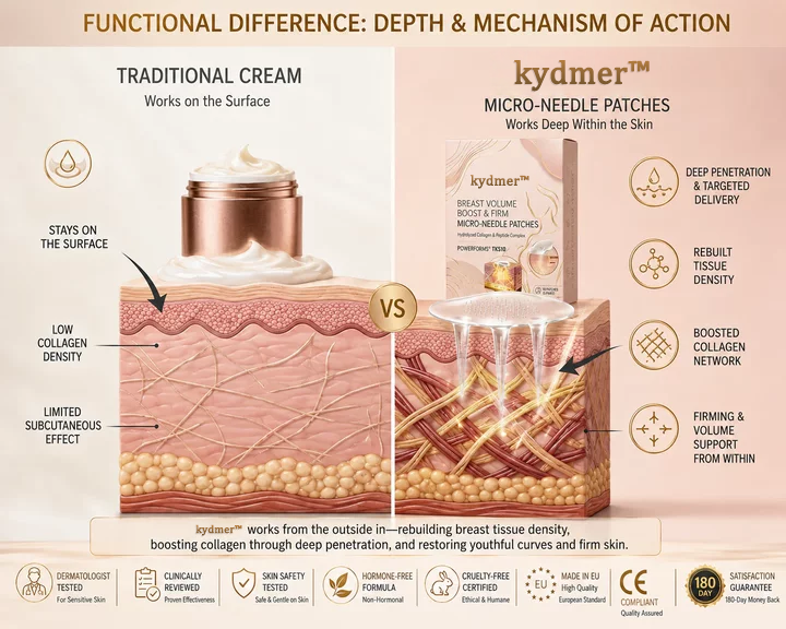 Nano-Microneedle Bust Lift Patches ✨💗 1 Hour • At Home • No Downtime