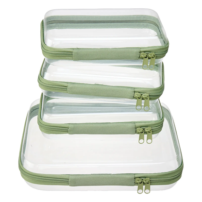 📦Rigid transparent zippered multi-functional storage box