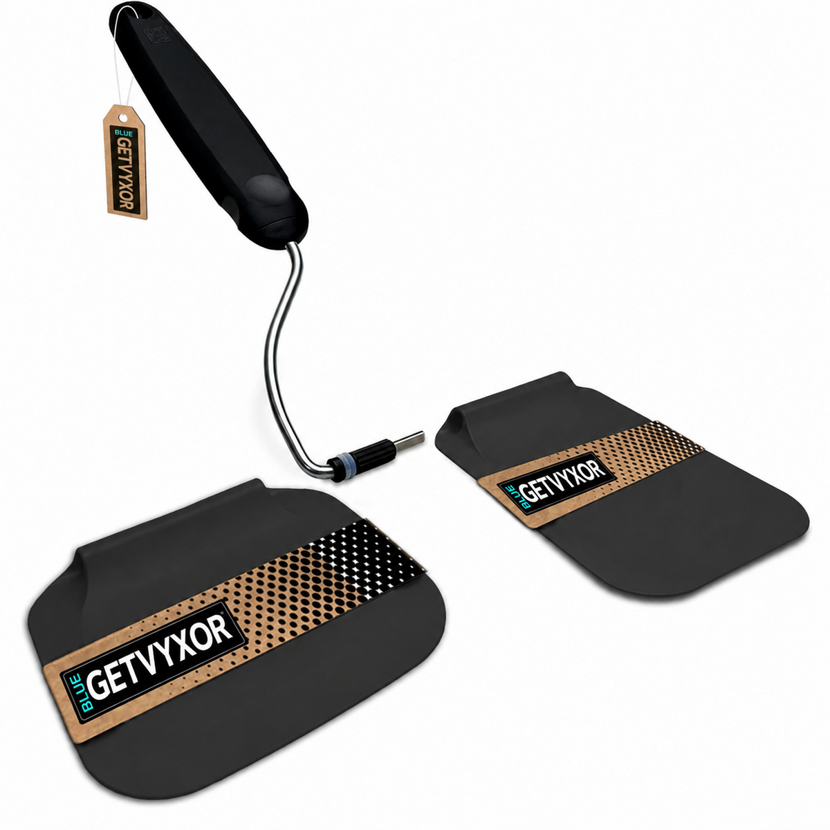 Adjustable Spatula—The spatula that adjusts to your pan — instead of making your wrist adjust to it.