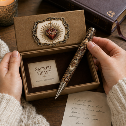 🔥 LAST DAY 49% OFF – ✝️ Sacred Legacy Faith-Inspired Keepsake Pen Collection | 6 Devotional Designs for Prayer Journaling, Bible Study & Meaningful Christian Gifts 🖊️✨