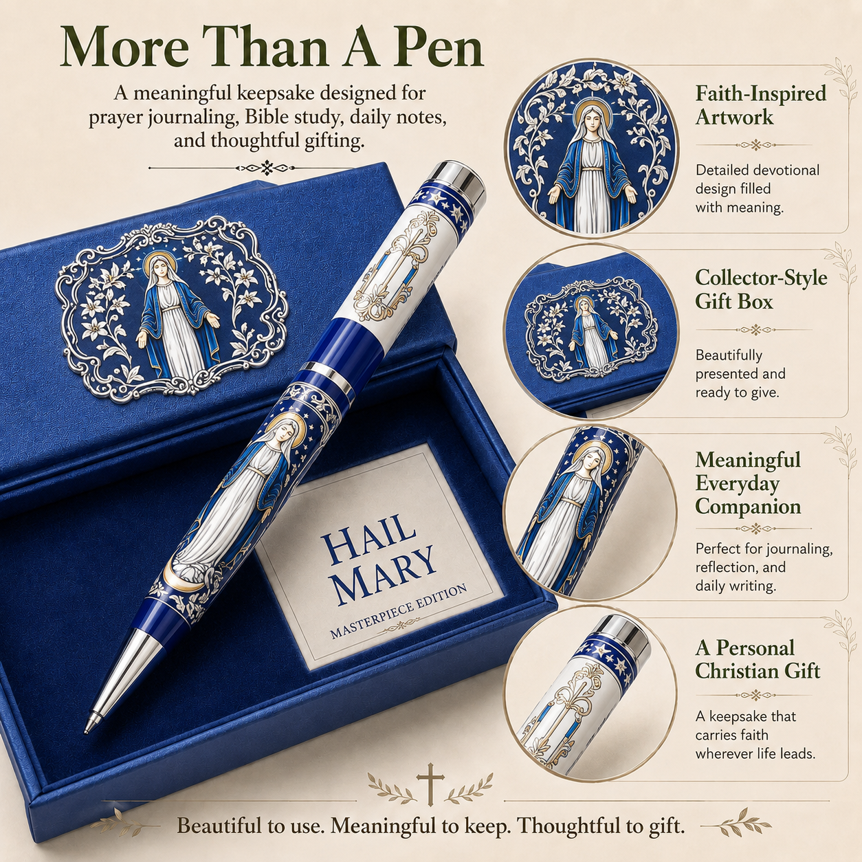 🔥 LAST DAY 49% OFF – ✝️ Sacred Legacy Faith-Inspired Keepsake Pen Collection | 6 Devotional Designs for Prayer Journaling, Bible Study & Meaningful Christian Gifts 🖊️✨