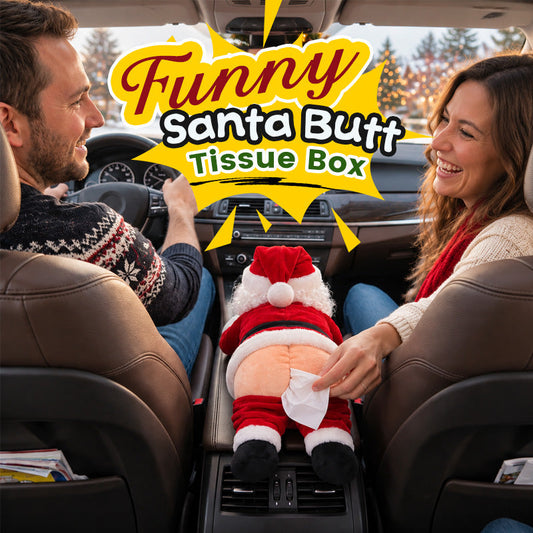 TopSpire®🎅 Funny Santa Butt Tissue Box 🎅