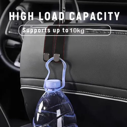 🔥🚗 4 Pack Car Seat Back Storage Hooks 💥 Double Hook Holder for Convenient Storage