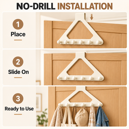 Over-the-Door Triangle Hanging Organizer