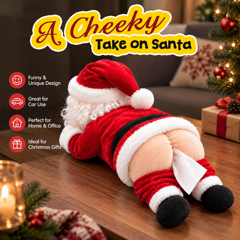 TopSpire®🎅 Funny Santa Butt Tissue Box 🎅