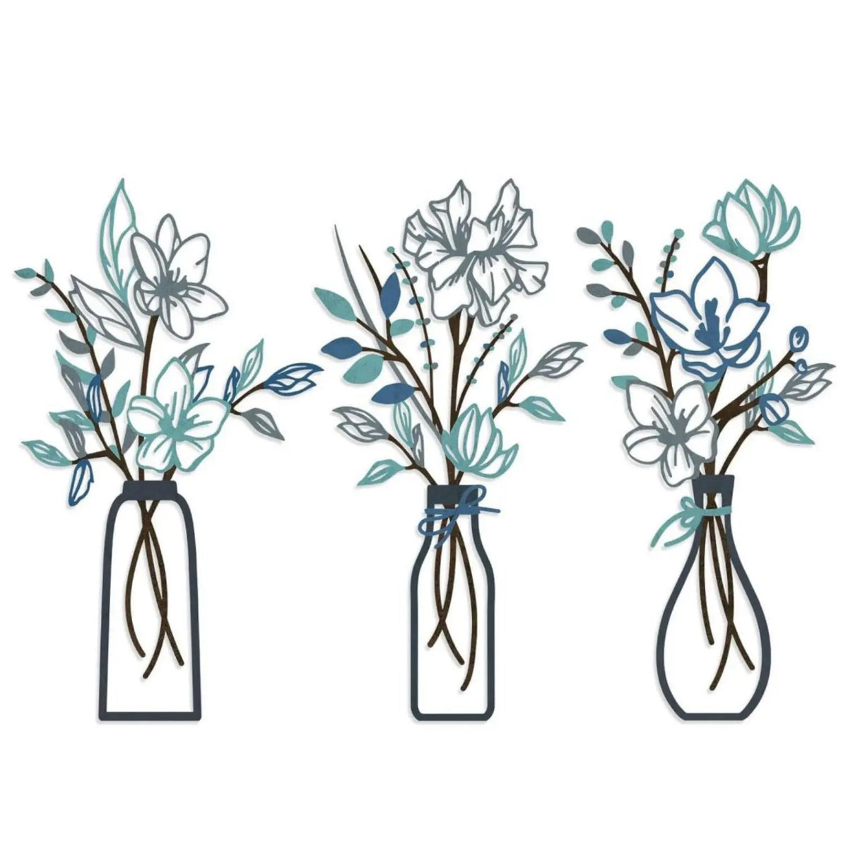 🔥LAST DAY 50% OFF - 🌸 3-Piece Metal Flower Wall Art – Rustic Farmhouse Decor for Home, Porch & Living Spaces