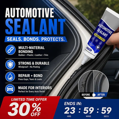 ⭐🚗50% OFF NOW! Car Door Rubber Sealant Adhesive – 2‐In‐1 Seal & Bond Automotive Repair Glue, Fixes Rubber Strip Gaps