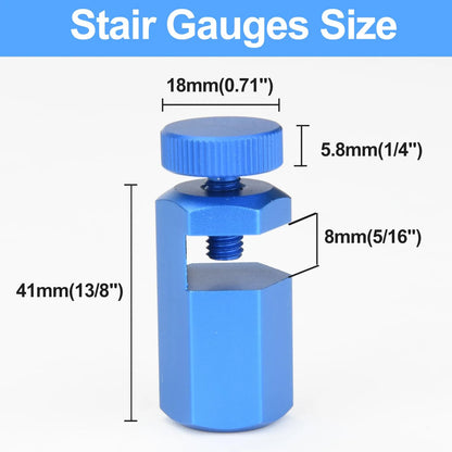 📐Tall Stair Gauges for Framing Square – Hex Lock, Holder & Hook for Carpentry