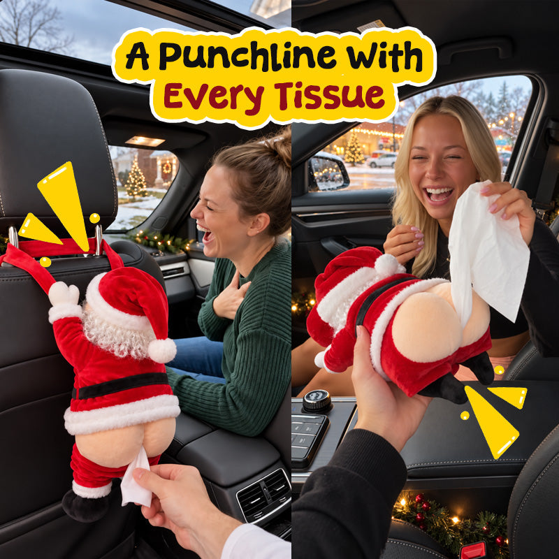 TopSpire®🎅 Funny Santa Butt Tissue Box 🎅