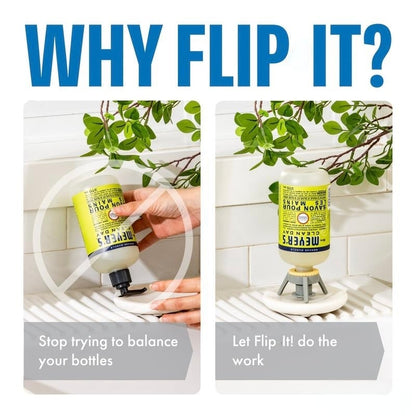 ✅ Flip & Flow! Bottle Emptying Caps 💧 - Comes with Adapters for Any Screw Cap Size 🎯