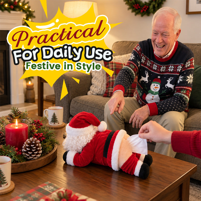 TopSpire®🎅 Funny Santa Butt Tissue Box 🎅