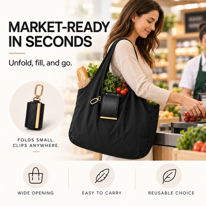 Foldable Keychain Tote Bag – Compact, Lightweight & Reusable