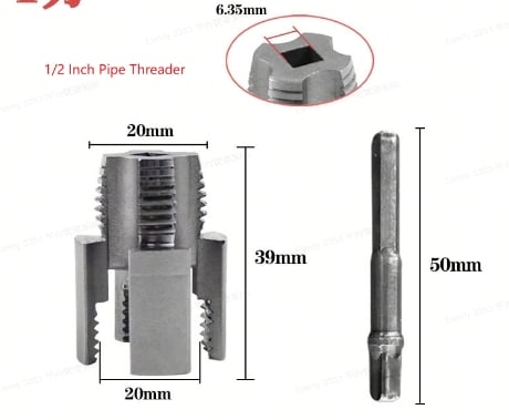 🔥Pipe Tapping and Threading Tool | Dual-Specification Compatible