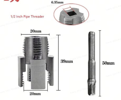 🔥Pipe Tapping and Threading Tool | Dual-Specification Compatible