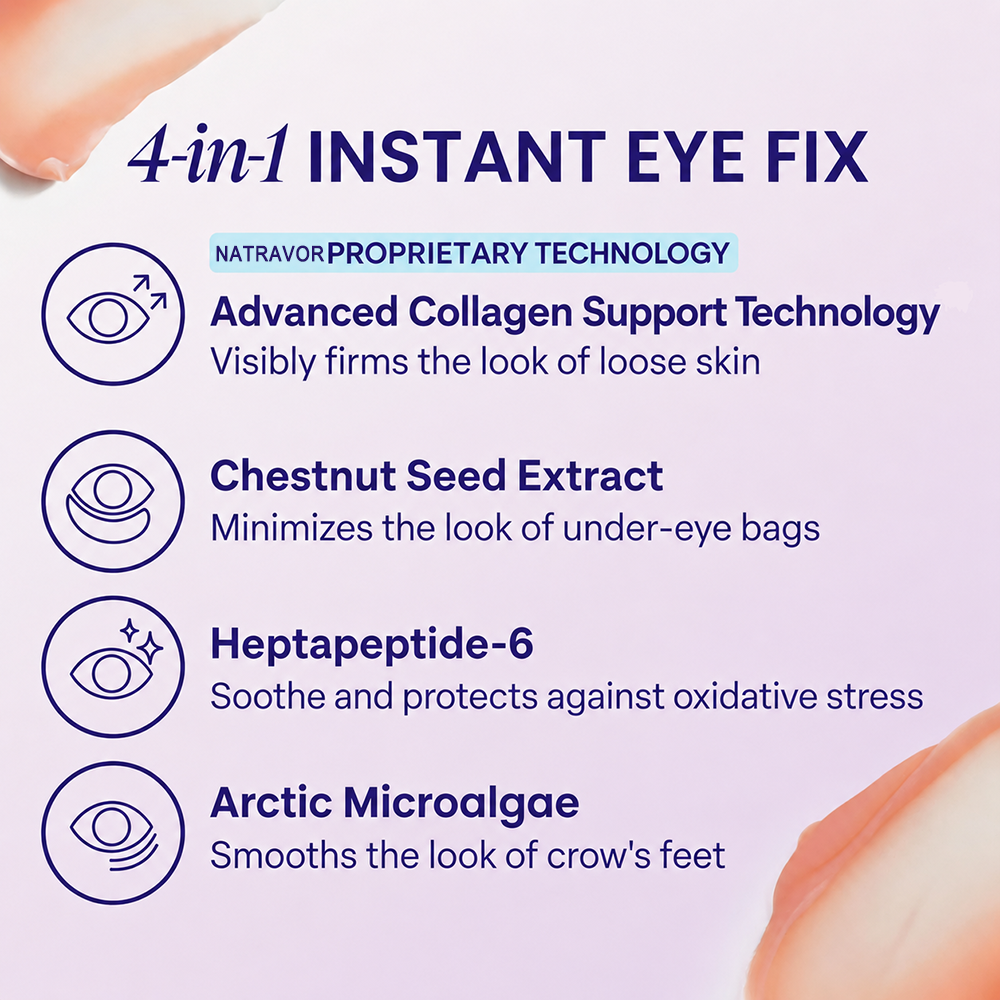 ✨ Instant Lift Eye Gel – Smooth Wrinkles & Reduce the Look of Under-Eye Bags 👁️💜