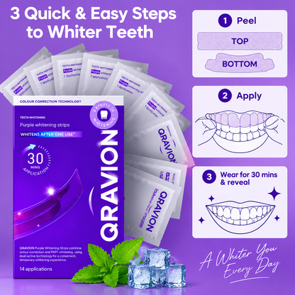 Qravion™Teeth Whitening Strips