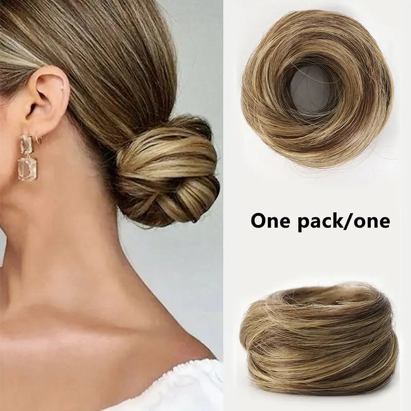 Synthetic Messy Bun Hair Piece for Women