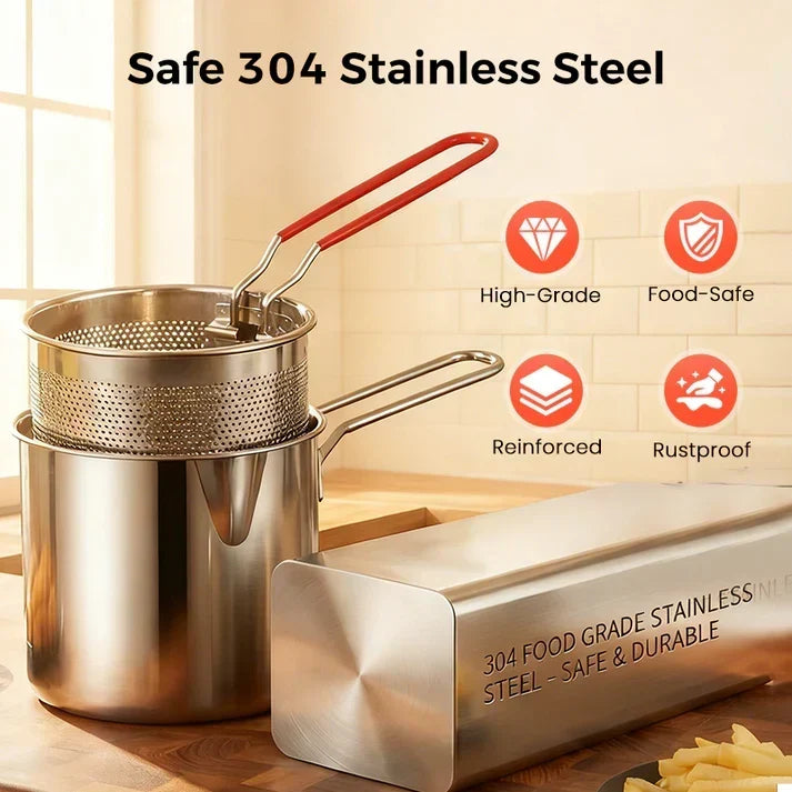 🔥Hot Sale 50% OFF🔥304 Stainless Steel Multifuntional Fryer