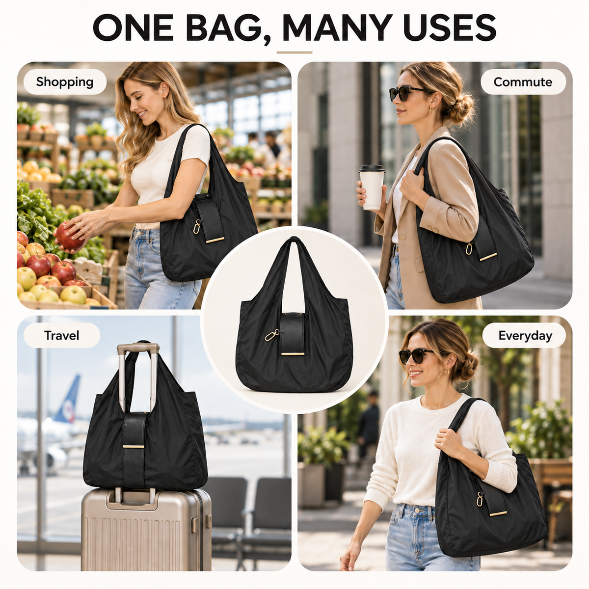 Foldable Keychain Tote Bag – Compact, Lightweight & Reusable