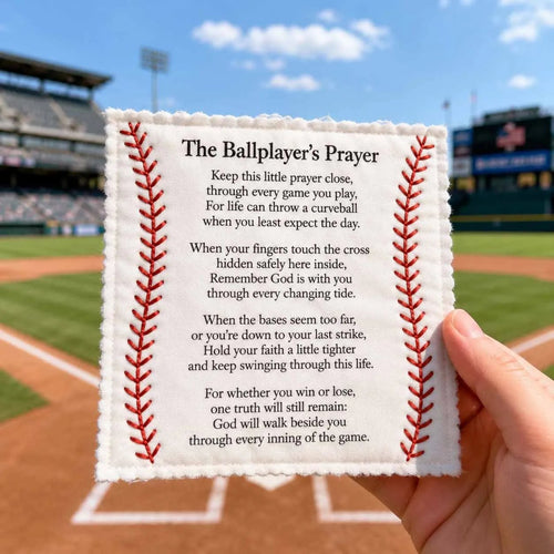 🔥LAST DAY 50% OFF - ⚾Baseball Prayer Pocket Quilt