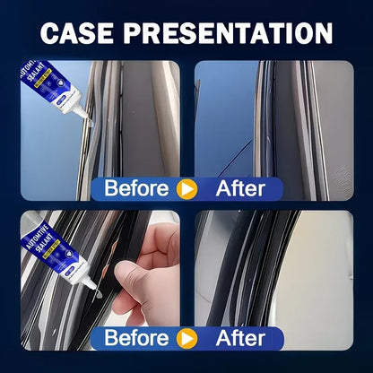 ⭐🚗50% OFF NOW! Car Door Rubber Sealant Adhesive – 2‐In‐1 Seal & Bond Automotive Repair Glue, Fixes Rubber Strip Gaps