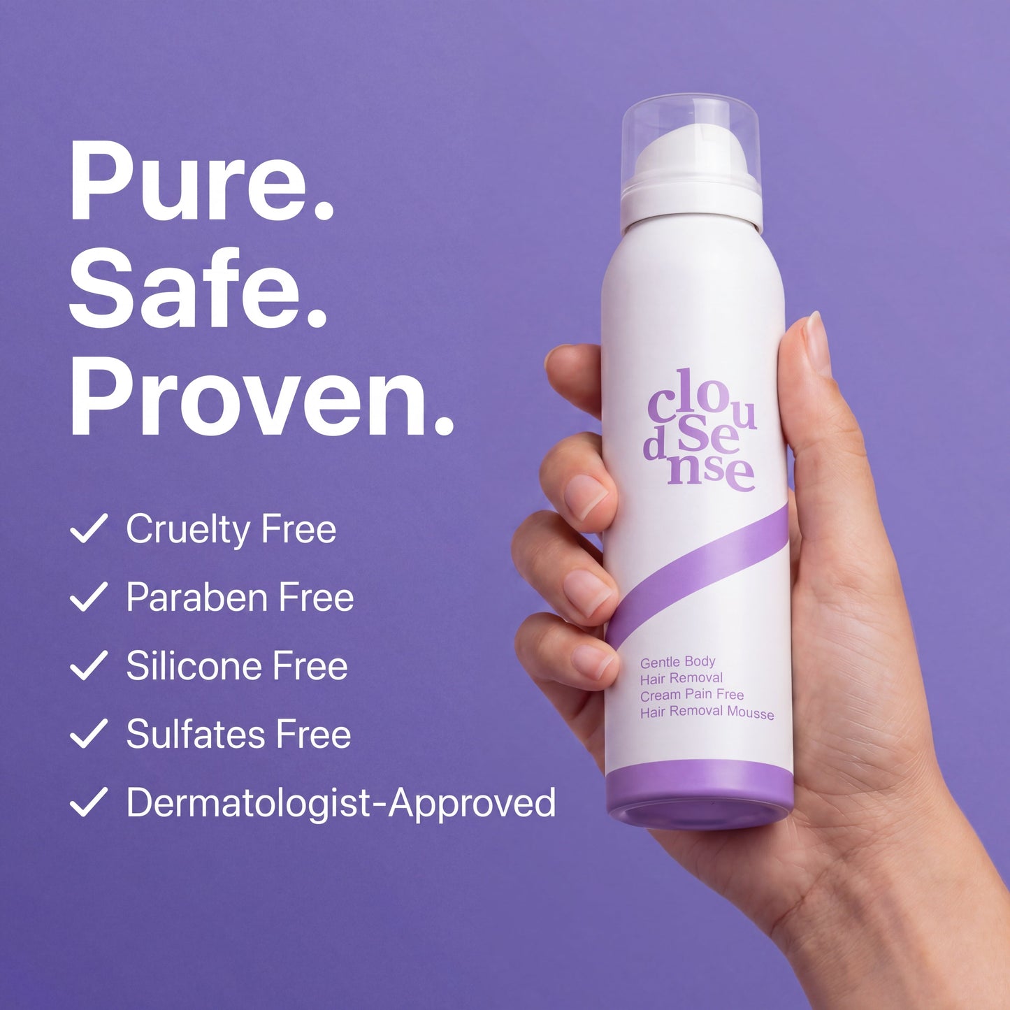 Wholly Bare - Hair Removal Pain-Free Hair Removal Mousse 50%OFF LAST DAY