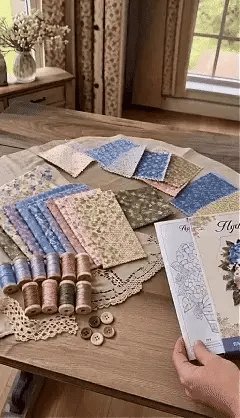 🔥HOT SALE🔥🌸🧵 Premium Floral Basket Patchwork DIY Kit | High-Quality Layered Fabric Bouquet with Raised Petals & Woven Basket Details ✨