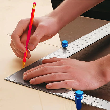 📐Tall Stair Gauges for Framing Square – Hex Lock, Holder & Hook for Carpentry