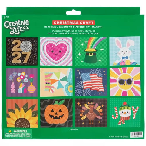 [Official Licensed] 📅2027 Wall Calendar Diamond Painting Kit