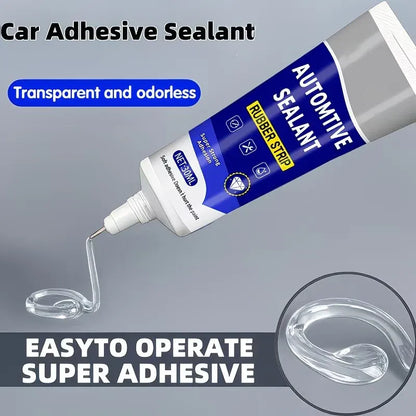⭐🚗50% OFF NOW! Car Door Rubber Sealant Adhesive – 2‐In‐1 Seal & Bond Automotive Repair Glue, Fixes Rubber Strip Gaps