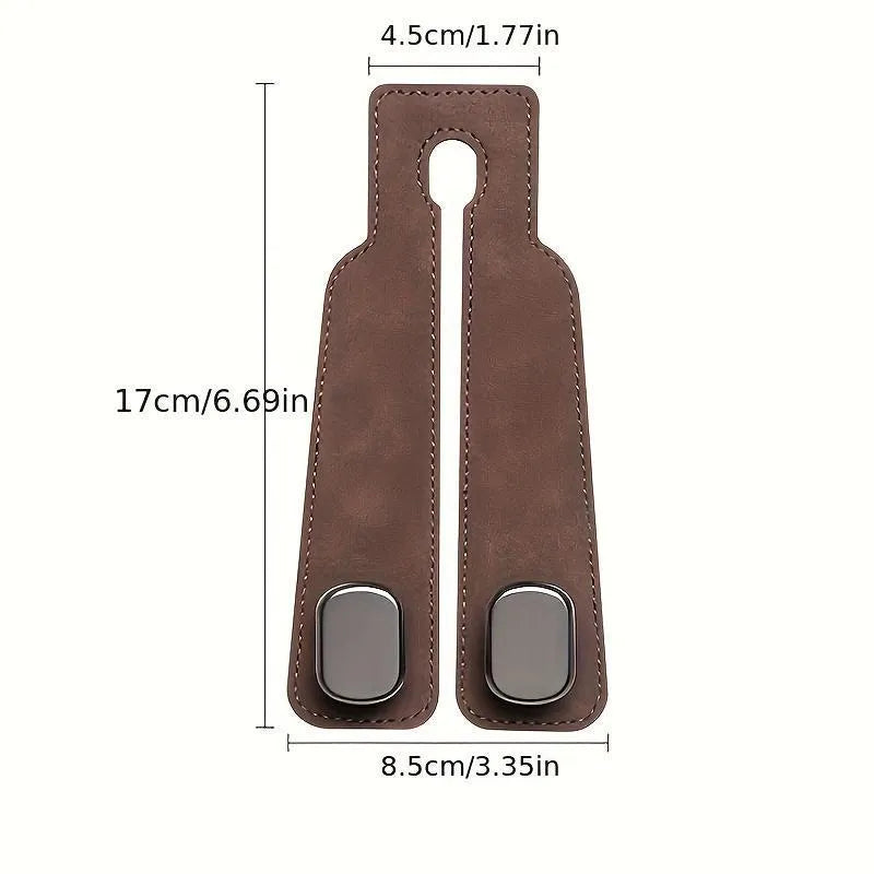 🔥🚗 4 Pack Car Seat Back Storage Hooks 💥 Double Hook Holder for Convenient Storage