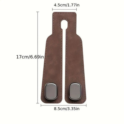 🔥🚗 4 Pack Car Seat Back Storage Hooks 💥 Double Hook Holder for Convenient Storage