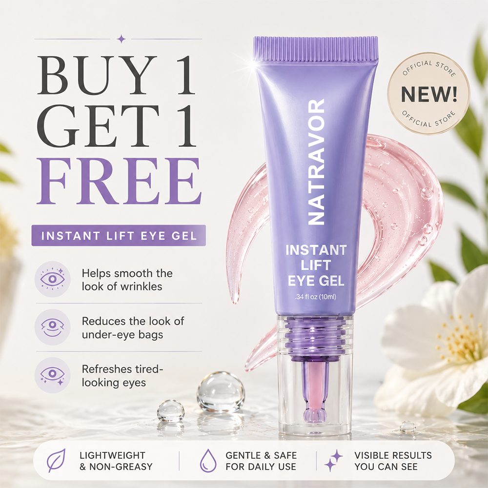 ✨ Instant Lift Eye Gel – Smooth Wrinkles & Reduce the Look of Under-Eye Bags 👁️💜