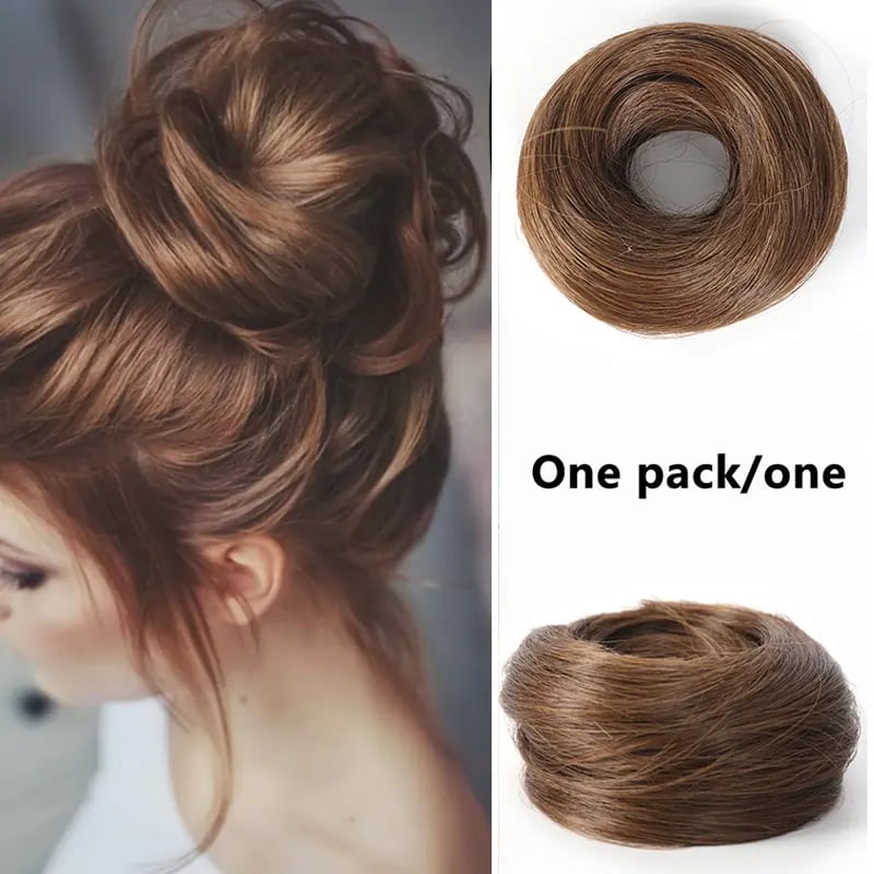 Synthetic Messy Bun Hair Piece for Women