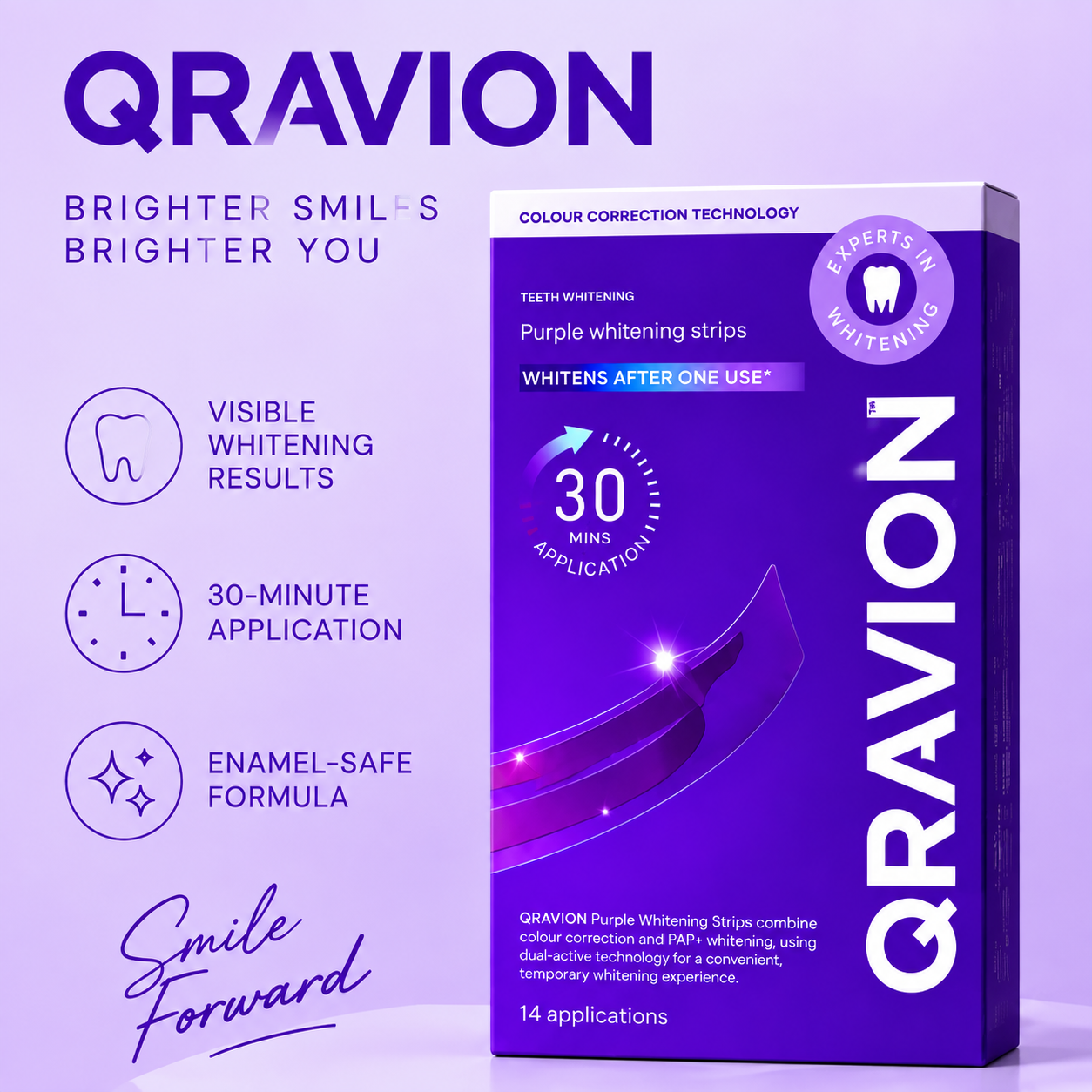 Qravion™Teeth Whitening Strips