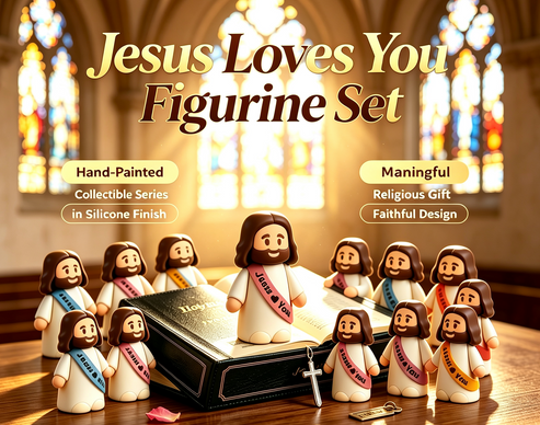 Jesus Loves You Figurines Collection