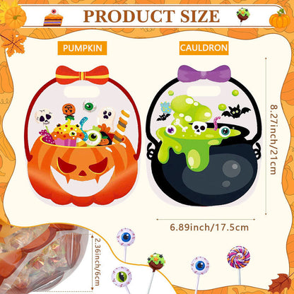 Halloween Pumpkin Treat Bags – 20 Pack Buy more save more 50%OFF🎃