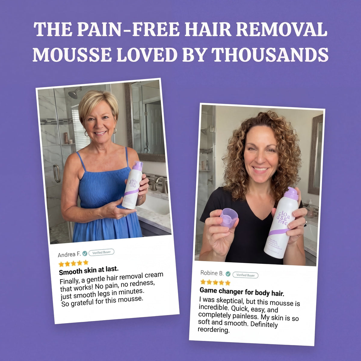 Wholly Bare - Hair Removal Pain-Free Hair Removal Mousse 50%OFF LAST DAY