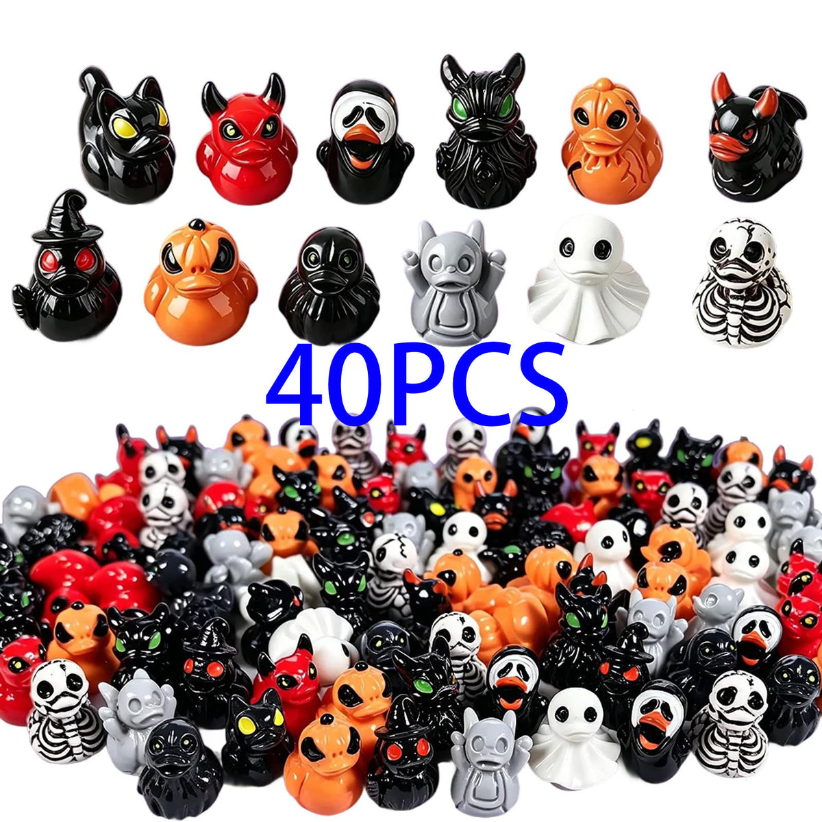 Mini Halloween Devil Duck Decor 👻 HALF OFF HALLOWEEN