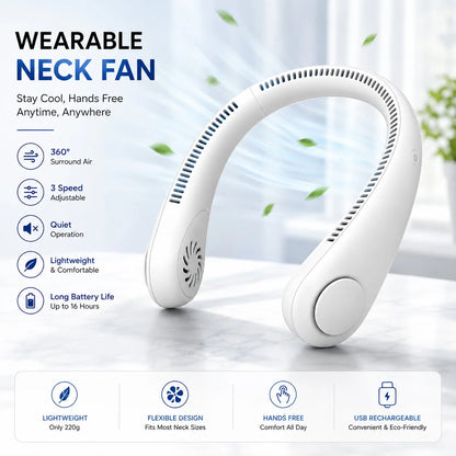 360° Portable Neck Fan