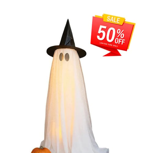 Halloween SpookyLighted GhostDecor Set