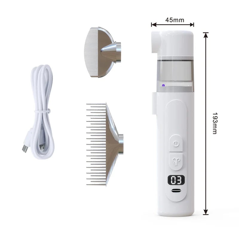 🔥Electric Pet Grooming Comb🐕Keep your furry friends away from mites, fleas and tangled fur!