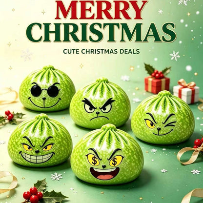 Christmas-themed green monster squeeze-and-play gift box 🎉50%OFF