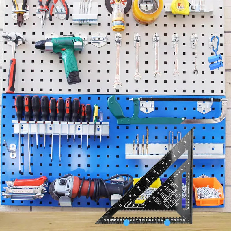 📐Tall Stair Gauges for Framing Square – Hex Lock, Holder & Hook for Carpentry