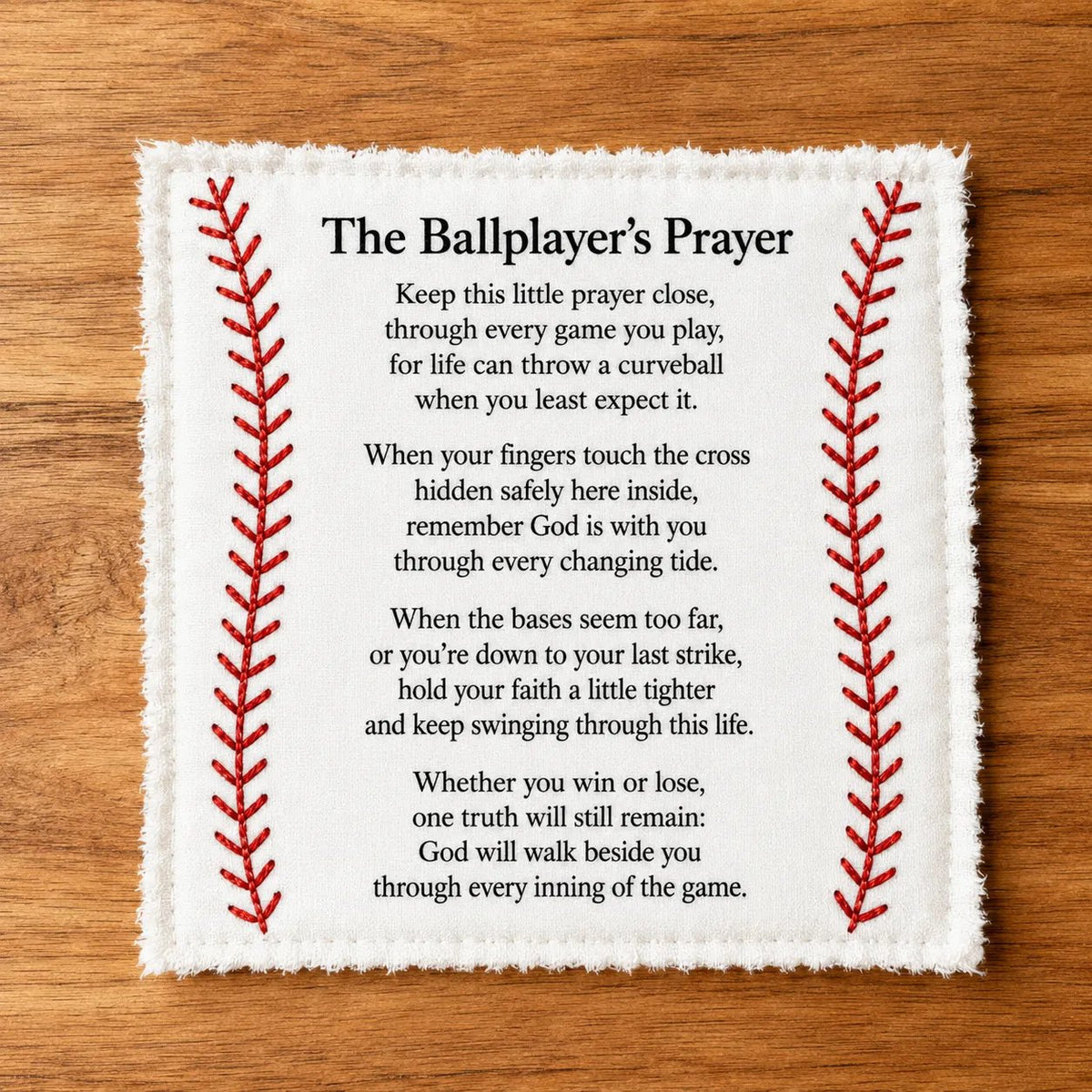 🔥LAST DAY 50% OFF - ⚾Baseball Prayer Pocket Quilt