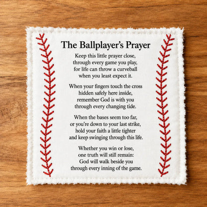 🔥LAST DAY 50% OFF - ⚾Baseball Prayer Pocket Quilt